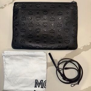 MCM black cross body bag